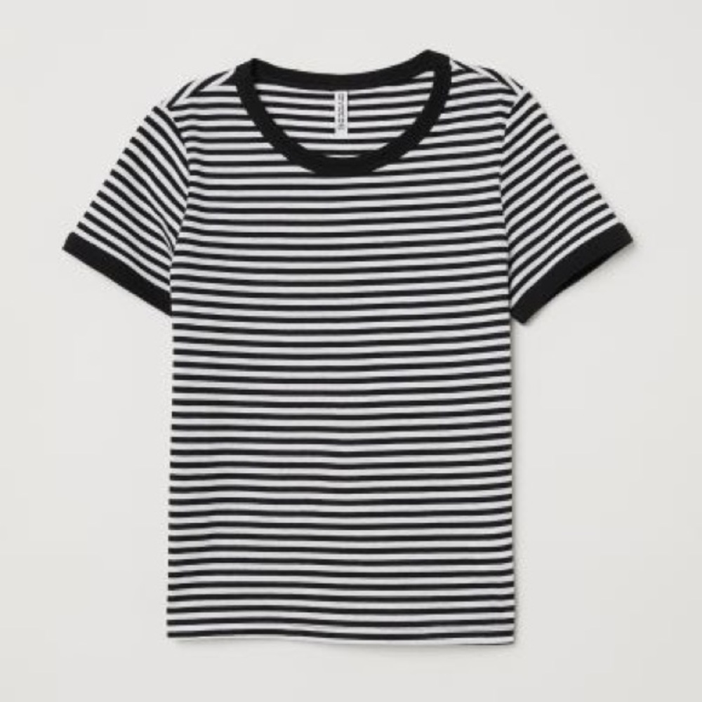 NWT H&M Striped TEE